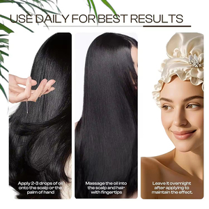 น้ำมันบาตานาพร้อมหวีนวดหนังศีรษะแบบพกพา 120 มล. บำรุงรากผมและทำให้ผมเรียบลื่น - Product Image 4