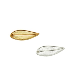 จี้รูปใบไม้ทองแดงชุบทองและเงินสำหรับทำสร้อยคอรูปทรงเพชร - Product Image 5
