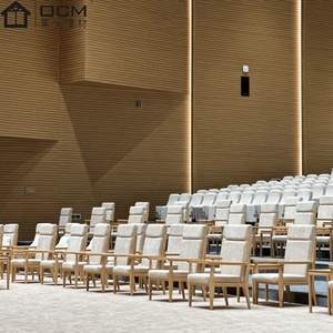 Bền chống cháy Acoustic tấm Tường thân thiện với môi chất liệu cho rạp hát tại nhà Studio Auditorium hấp thụ âm thanh hội đồng quản trị - Product Image 5