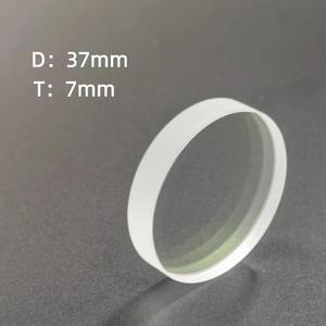 Factory Direct 37 mm Diameter Optical Glass Window 7 mm Thickness for Industrial Solar Gym Bathroom Display Screens - Product Image 2