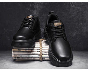 مقاس كبير من الجلد فستان مطبخ كاجوال جلد طبيعي حذاء طاه رجالي فاخر جلد رجالي حذاء بدون كعب كلاسيكي للرجال - Product Image 2