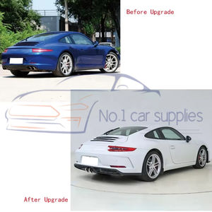 Ventes d'usine 997 991 mises <span class=keywords><strong>à</strong></span> niveau GT3 Style pare-chocs arrière feux arrière Kit de Kits de corps de lèvre en Fiber de carbone pour <span class=keywords><strong>911</strong></span> 12-19 - Product Image 4