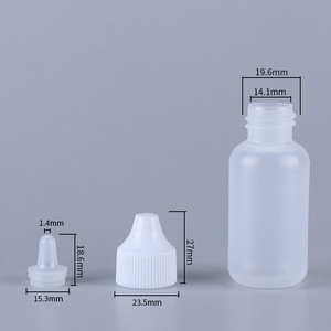 Rỗng LDPE 30ml 60ml keo chai, tóc giả ép keo chai, Thuốc nhỏ mắt kim nhọn chai - Product Image 5