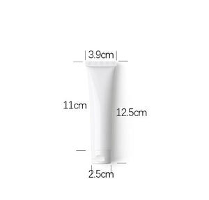 วัสดุบรรจุภัณฑ์เครื่องสำอางพลาสติก PE รูปทรงสี่เหลี่ยม ขนาด 3-400 มล. ขวดปั๊มแบบกดหลายขนาด พร้อมสายรัดแบบเปล่า ผิวสัมผัสแบบไหม - Product Image 4