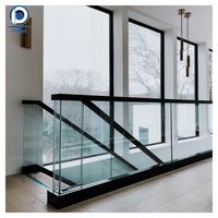 Système de balustrade de balcon et d'escalier en aluminium de qualité supérieure avec design de main courante moderne pour villa