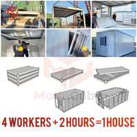 Casa Plegable en Forma de Z Moducube, Instalación Rápida, Bajo Costo, Construcción Modular Prefabricada, Campamento para Trabajadores de Obra