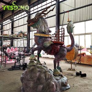 Estatua mitológica Lege Animatronic Qilin, modelo <span class=keywords><strong>de</strong></span> monstruo <span class=keywords><strong>de</strong></span> silicona, personaje animado para exposición <span class=keywords><strong>de</strong></span> juegos y parque <span class=keywords><strong>de</strong></span> atracciones - Product Image 4