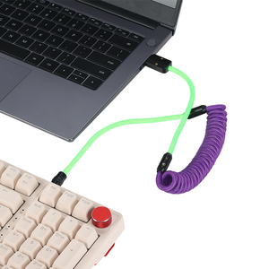 Chất Lượng Cao 120W Siêu Nhanh Mùa Xuân USB Để Loại C Mùa Xuân Cáp Dữ Liệu Xe Hơi Di Động Sạc Cáp Cho <span class=keywords><strong>Android</strong></span> iPhone - Product Image 3