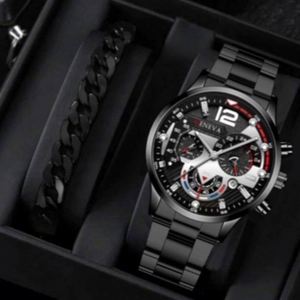 Montre-bracelet numérique pour femme en alliage, étanche 3 ATM, avec fonction calendrier, affichage à aiguilles et couronne en forme d'oignon, style mode et loisirs - Product Image 3