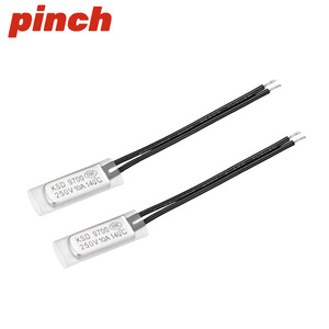 Interrupteur de contrôle de température Pinch Ksd9700 250V 10A 140°C, protecteur thermique métallique normalement fermé - Product Image 4