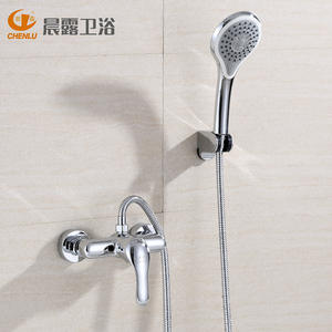 ชุดวาล์วฝักบัวติดผนัง Chenlu พร้อมฝักบัวมือและสายยางยืดหยุ่นสำหรับใช้ในห้องน้ำ - Product Image 5
