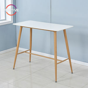 <span class=keywords><strong>Table</strong></span> de bar rectangulaire minimaliste contre le <span class=keywords><strong>mur</strong></span> <span class=keywords><strong>Table</strong></span> de bar haute pour petit appartement moderne - Product Image 1