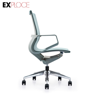 <span class=keywords><strong>Sedia</strong></span> da Ufficio Ergonomica Moderna in Plastica Blu con Rete, Stile Coreano Unico, Prodotta a Foshan - Product Image 2