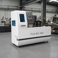 Scie à découper automatique en aluminium YLS-NC-550 550 mm à double alimentation servo pour le traitement des profilés de fenêtres et de portes