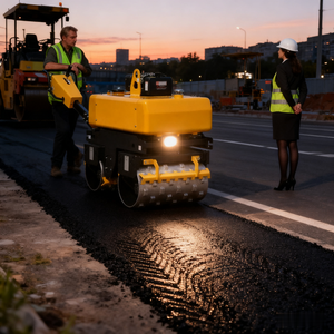 Compacteur de rouleau de route 1 T Compacteur de rouleau de route pour les ventes Tambour vibrant 1 tonne 2 tonnes 3 tonnes 4 tonnes 6 tonnes 8 tonnes Rouleau de route - Product Image 3