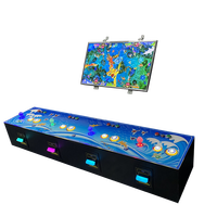 Console de jeu avec support d'accepteur de billets personnalisable, 4 joueurs, console de jeu fish