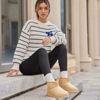 YL-2620 Bottes de neige chaudes et tendance pour femme, idéales pour l'extérieur – Vente en gros