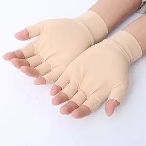 הגנה עבודה חיצונית כפפות חצי אצבע באיכות גבוהה דלקת מפרקים למניעת כאב הקלה כפפות כימותרפיה