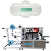 Vente chaude automatique de haute qualité dames serviette hygiénique ligne de production de flux et d'emballage