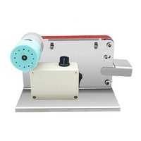 Mini ponceuse à bande en acier inoxydable, affûteur de couteaux électrique réversible, machine de polissage et de meulage DIY pour la fabrication de couteaux