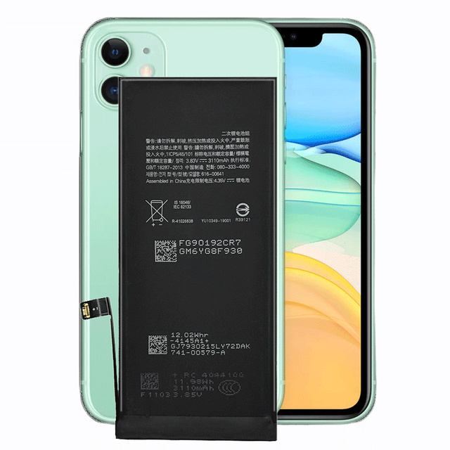 3.83V 3110mAh Mobile Phone Battery Replacement 616-00641 Lithium Batteries Rechargeable for iPhone 11 Mobile Phone