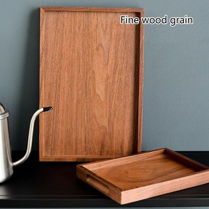 Bandejas Decorativas de Madera Estilo Rústico para Sala de Estar, Entrada y Cocina, Bandeja de Servir de Madera de Acacia con Asas - Product Image 4