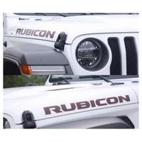 Lantsun 2 autocollants de protection de capot de voiture pour Jeep Wrangler Rubicon Unlimited 4x4, accessoires de tuning automobile, film vinyle, décalcomanies JL1336