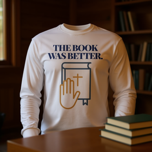 T-shirt a maniche lunghe con stampa Scriptura Reading Bookworm - Promozionale - Product Image 3