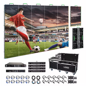 Светодиодный экран 2.4м x 3м, полная система P2 P2.6 P3.9 P4.81, светодиодные панели 500x1000мм, фон для мероприятий, уличный, для аренды - Product Image 1