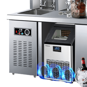 <b>Ice</b> Maker 65kg Automatic <b>Home</b> Commercial <b>Ice</b> Cube Block Making <b>Machine</b> <b>Ice</b> Maker <b>Machine</b> for Business Sale Food Beverage - Product Image 3