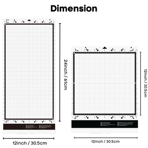 Diylobby Factory 12 "x 12" 12 "x 24" Alfombrilla <span class=keywords><strong>de</strong></span> <span class=keywords><strong>corte</strong></span> estándar para Brothers Scanncut Matt Cutting Mat para <span class=keywords><strong>Plotter</strong></span> - Product Image 5