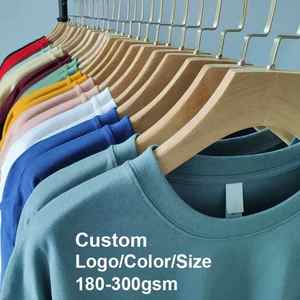 เสื้อยืดสำหรับผู้ชายเสื้อท่อนบนผ้าฝ้าย100% ลายกราฟิกโลโก้ออกแบบได้ตามที่ต้องการน้ำหนักมาก - Product Image 5
