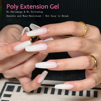 KLANA 30ml 60ml Gel Acrílico Profesional para Uñas, Marca Privada, Secado con Lámpara LED UV, Poly Gel en Tubo para Extensión de Uñas