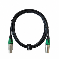 Câble de microphone XLR mâle-femelle OEM CH-R047 avec blindage spiralé, gaine en PVC, conducteur en cuivre sans oxygène