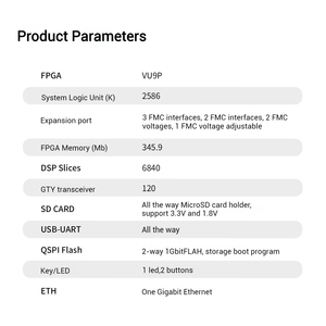 Carte de développement de vérification ASIC MicroPhase Virtex UltraScale+ Prototypage FAPS-VU9P - Product Image 3