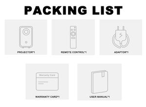 [Soporte Independiente] Nuevas Tendencias Wupro X Xming Episodio Uno Mini Proyector de Bolsillo 1080p HD Compatible con 4K Cine en Casa Proyector Inteligente Portátil - Product Image 6