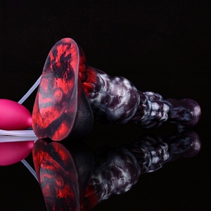 NNSX Dildo de Caballo de Fantasía con Eyaculación, Pene con Nudo Grande para Estimulación Vaginal y Anal, Dildo Eyaculador, Juguetes Sexuales para Mujeres - Product Image 3