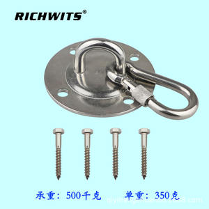 Plaque pivotante en acier inoxydable 304 pour hamac de yoga, chaise suspendue, crochet pour ventilateur ou sac de sable, crochet de fixation - Product Image 5