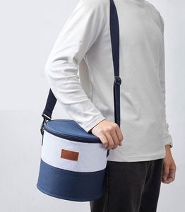 Bolsa de Picnic Circular para Exteriores, Portátil, de Tela Oxford, con Aislamiento de Papel de Aluminio, Tipo Bandolera - Product Image 5