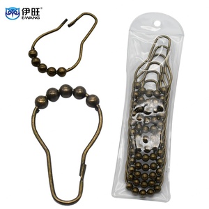 ตะขอแขวนม่านอาบน้ำแบบวงกลมหลากสีสำหรับห้องน้ำ ยี่ห้อ EWANG รับผลิตตามสั่งขายส่ง - Product Image 1