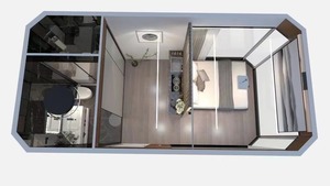 38 Metros Cuadrados EE. UU. Mercado Prefabricado <span class=keywords><strong>MAX</strong></span> Modern Tiny Home Hotel <span class=keywords><strong>Office</strong></span> Space Capsule House - Product Image 3