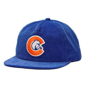 หมวกแก๊ป 5 ชิ้นแบบไม่มีโครงสร้าง ปรับขนาดได้ พร้อมปักโลโก้  ผ้าคอร์ดูรอย - Product Image 1