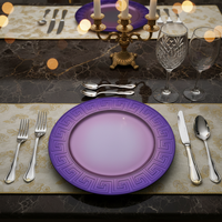 Assiettes de présentation en plastique PP de 13 pouces de haute qualité, motif personnalisé, luxe, durables, réutilisables pour mariages, anniversaires, hôtels, fêtes et événements