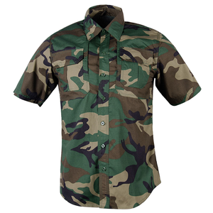 Chaqueta de Camuflaje de Alta Calidad, Lona Resistente al Desgarro, Transpirable, de Secado Rápido, Apta para Verano, Manga Corta/Larga, Uniforme de Poliéster Duradero - Product Image 1