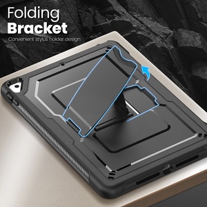 Étui hybride robuste en TPU et PC pour iPad 10,2 pouces 7ème génération iPad 9ème génération Tablette Housse fine intelligente pour stylet - Product Image 6
