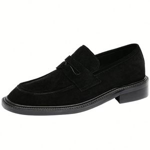 Zapatos de Cuero Genuino de Alta Calidad al por Mayor, Fabricantes de Zapatos Casuales de Negocios, Zapatos Británicos para Hombre - Product Image 4