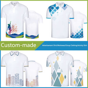 เสื้อโปโลใส่ได้ทั้งชายและหญิงเสื้อโปโลพิมพ์ลายซับลิเมชันงานโฆษณา - Product Image 2