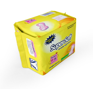 Materiale assorbente polimerico traspirante quotidiano di alta qualità e prezzo basso <span class=keywords><strong>assorbenti</strong></span> igienici da donna con stampa <span class=keywords><strong>blu</strong></span> - Product Image 2