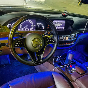 Adecuado para actualizar el <span class=keywords><strong>volante</strong></span> de coche de fibra de carbono AMG antiguo y nuevo, modificar la clase S, la nueva clase S/C/EG - Product Image 2