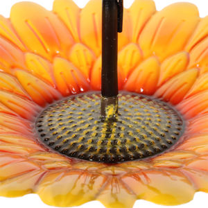 Plateau à fleurs en fer blanc, Design <span class=keywords><strong>coccinelle</strong></span>, pour mangeoire d'oiseaux - Product Image 6